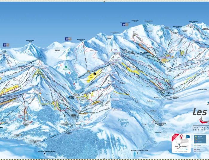 Ski Map - 3 Valleys SplashMaps - SplashMapsSplashMaps