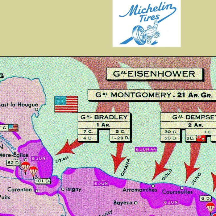 Battle Of Normandy Overview Michelin Splashmap 0317