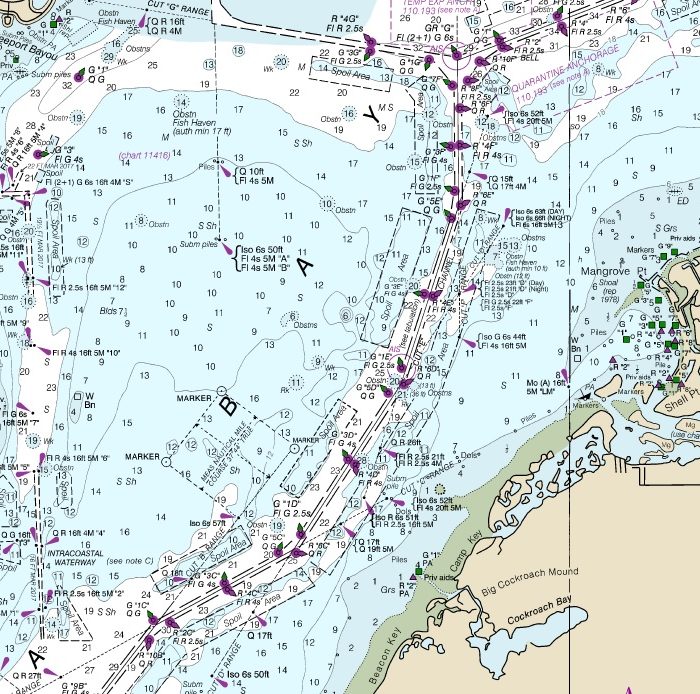 Tampa Bay and St Joseph Sound Chart SplashMaps