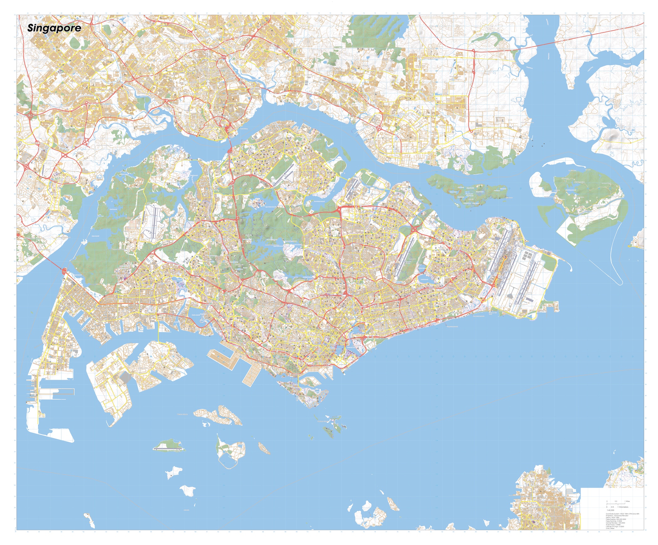 Singapore Map