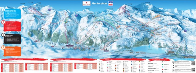 Ski Map - Espace Killy & Tignes