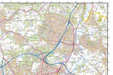 New Forest Map SplashMap- for your outdoor adventures